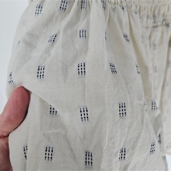 Madewell Ikat Swiss Dot Textured Lucie Smocked Tank Mini Dress XL - Picture 5 of 11